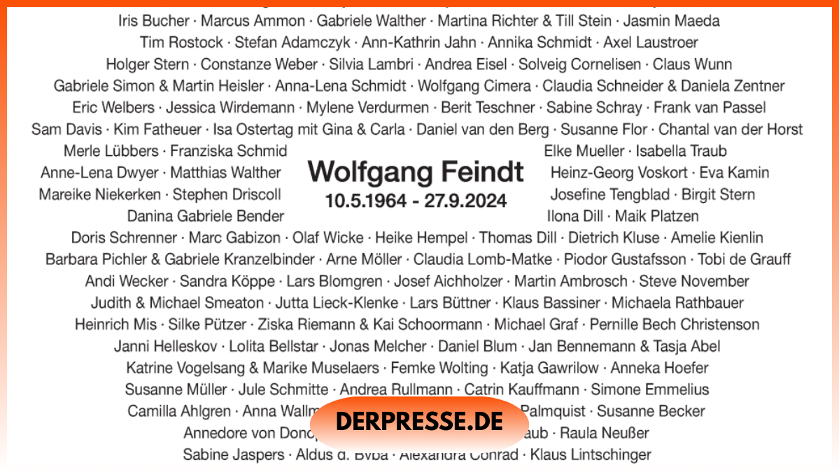 wolfgang feindt todesursache